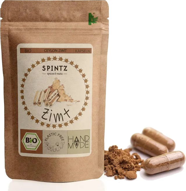 SPINTZ Bio Ceylon Zimt Kapseln Pulver