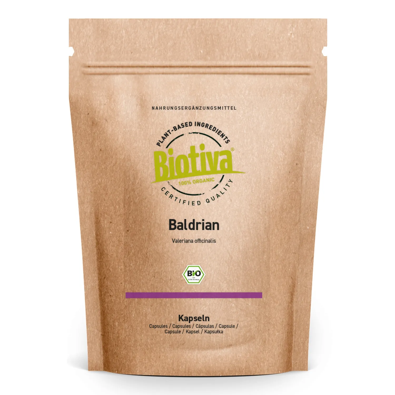 Biotiva Baldrian Bio Kapseln vegan