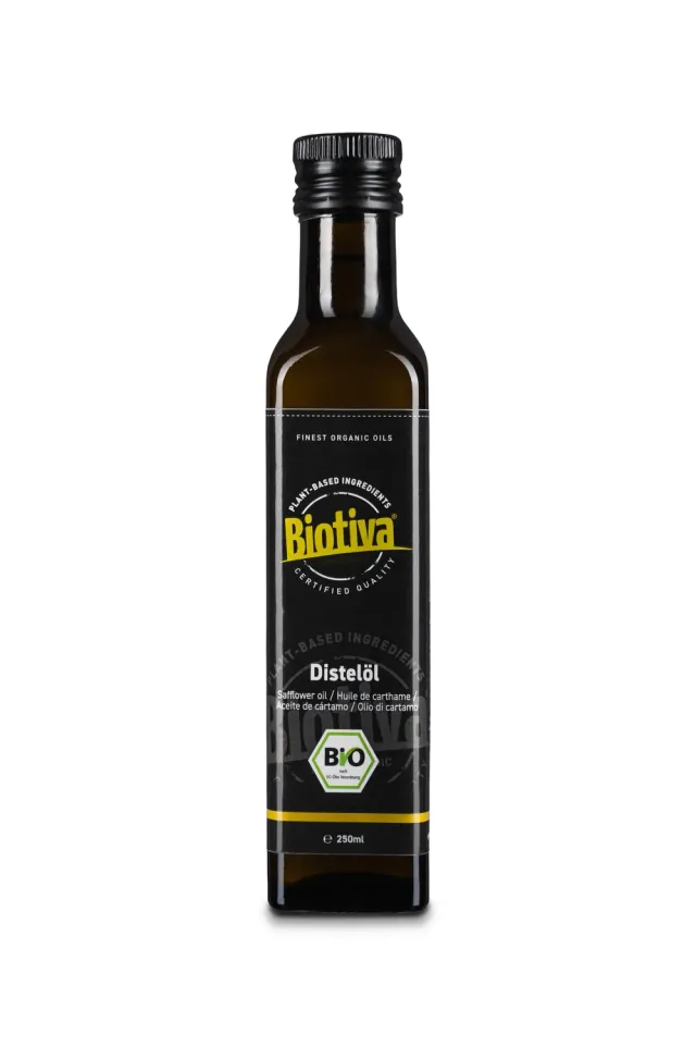 Biotiva Distelöl kaltgepresst Bio Öl 250ml mild