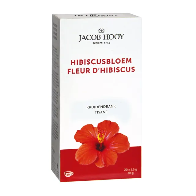 Jacob Hooy Hibiscusbloem kruidendrank Hibiskusgetränk