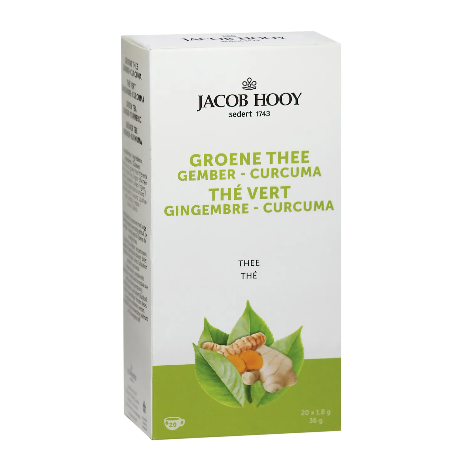 Jacob Hooy Grüner Tee mild