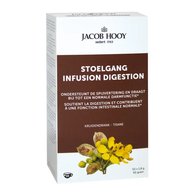 Jacob Hooy Stoelgang Kräutertee 50 Beutel Ingwer