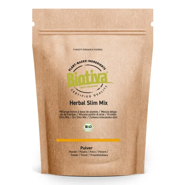Biotiva Herbal Slim Mix Bio Pulver 600g ballaststoffreich