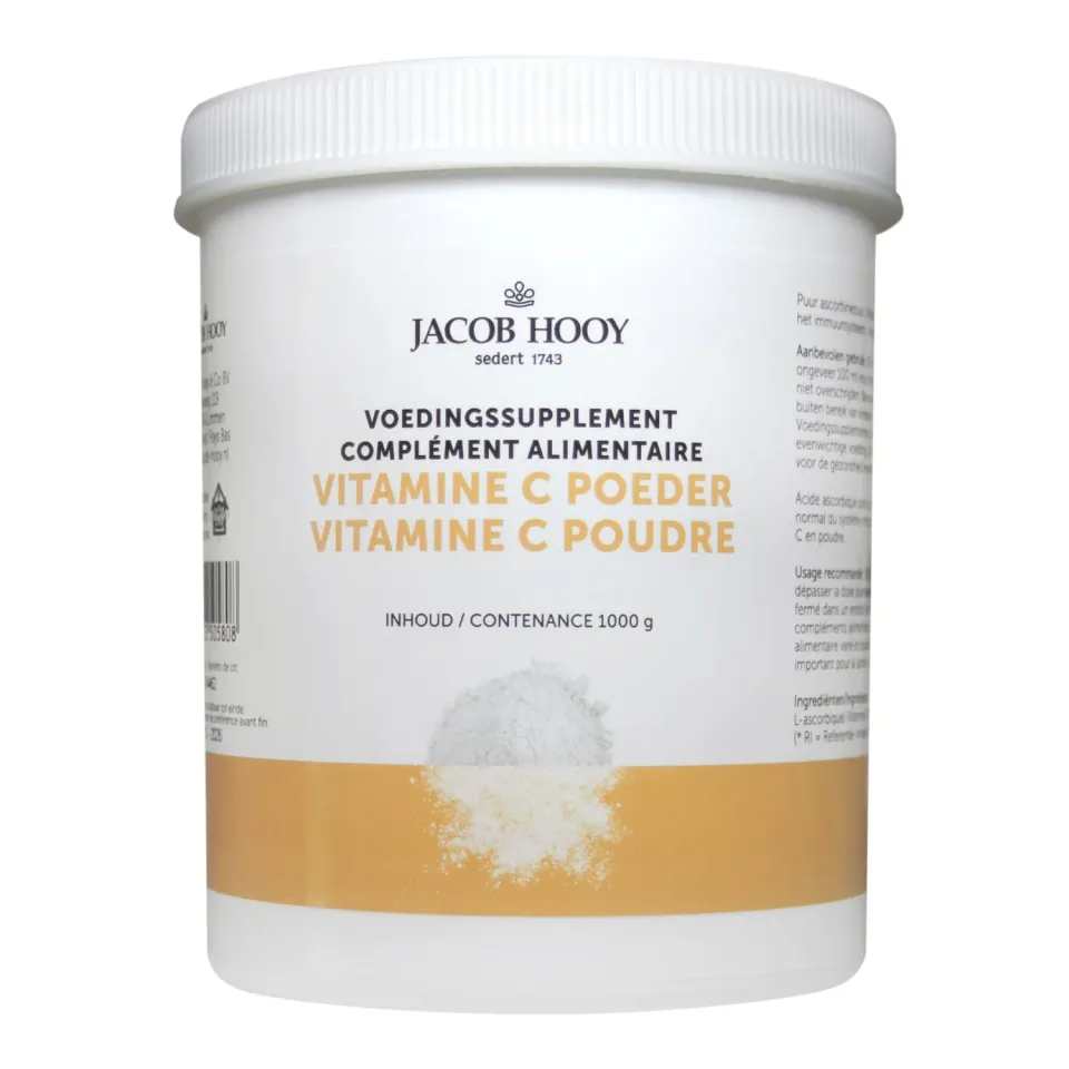 Jacob Hooy Vitamine C Pot Pulver 1000 g pur