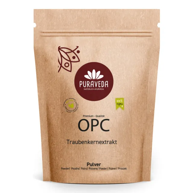 Biotiva OPC Traubenkernextrakt Pulver 100g vegan