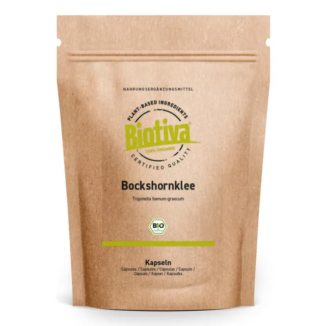 Biotiva Bockshornkleesamen Bio Kapseln 180 Stück