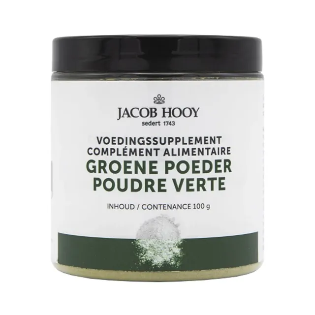 Jacob Hooy Groene poeder Pulver 100 g Sennesblatt