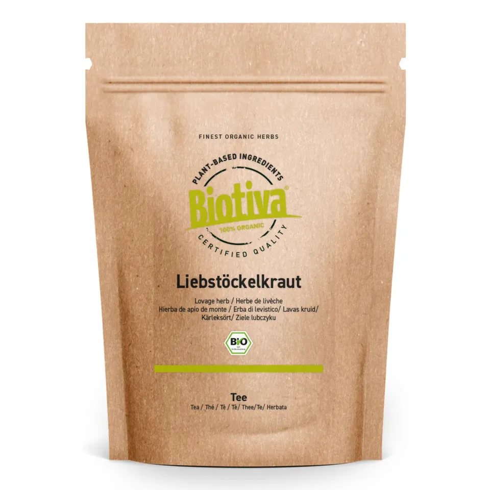 Biotiva Liebstöckelkraut gerebelt Gewürz Bio 250g würzig