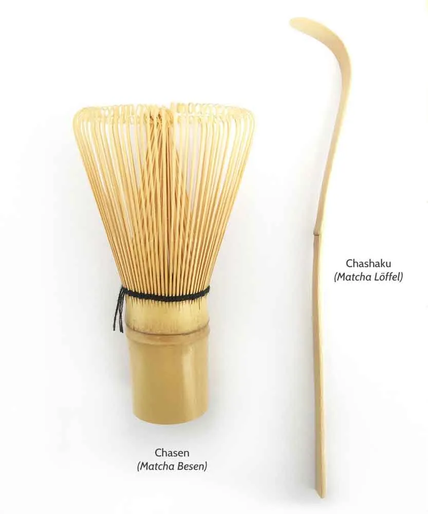 Biotiva Matcha Tee Set mit Besen und Löffel