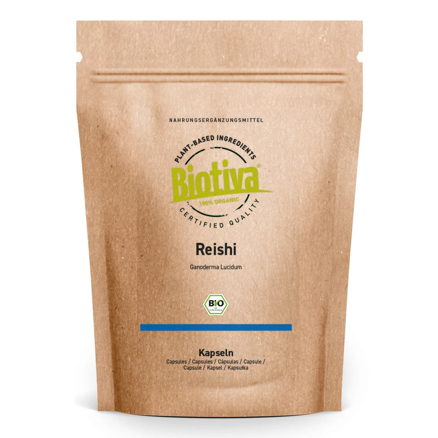 Biotiva Reishi Bio Kapseln vegan