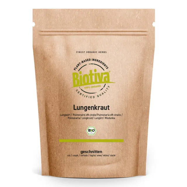 Biotiva Lungenkraut Tee geschnitten Bio mild