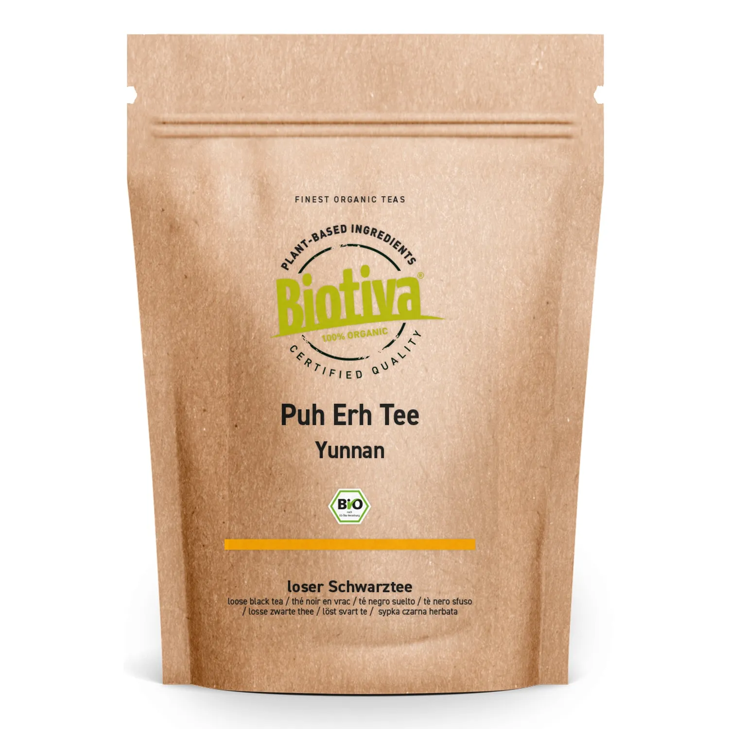 Biotiva Puh-Erh Tee Bio 100g Schwarztee China