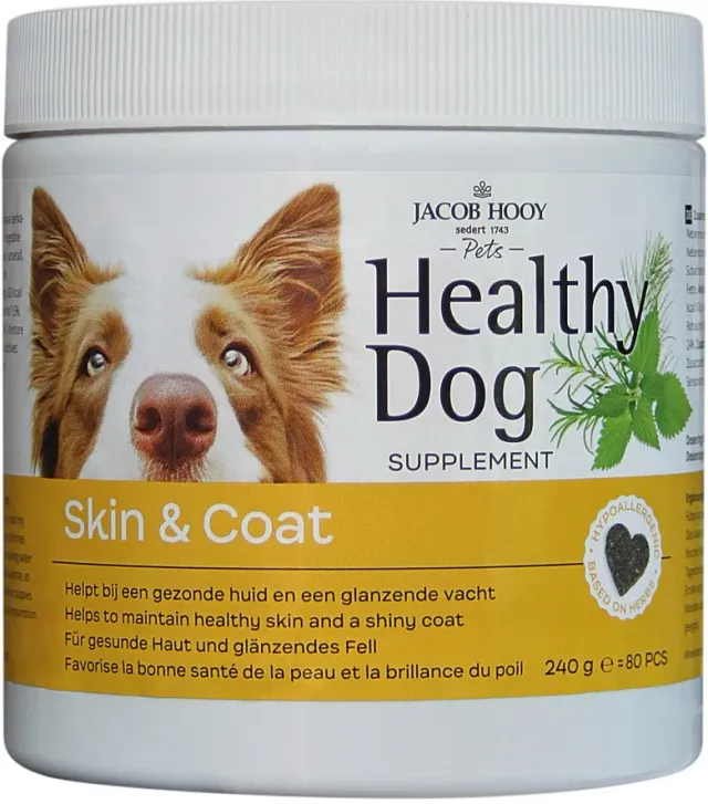 Jacob Hooy Healthy Dog Skin Coat Hundefutter Haut