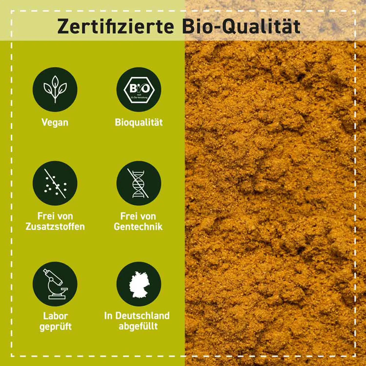 Biotiva Hagebutten Pulver aus ganzen Früchten