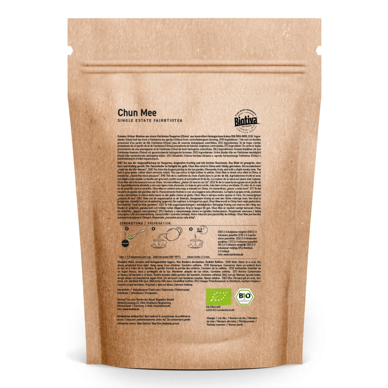 Biotiva Chun Mee Grüntee bio