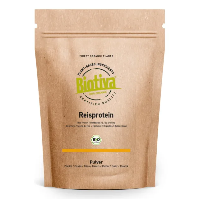 Biotiva Reisprotein Pulver Bio pflanzlich