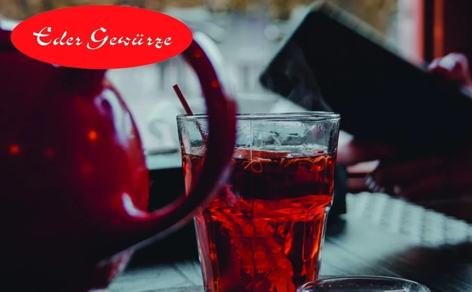 Eder Gewürze Bio Grüner Rotbuschtee Lemon Vanille 1kg koffeinfrei