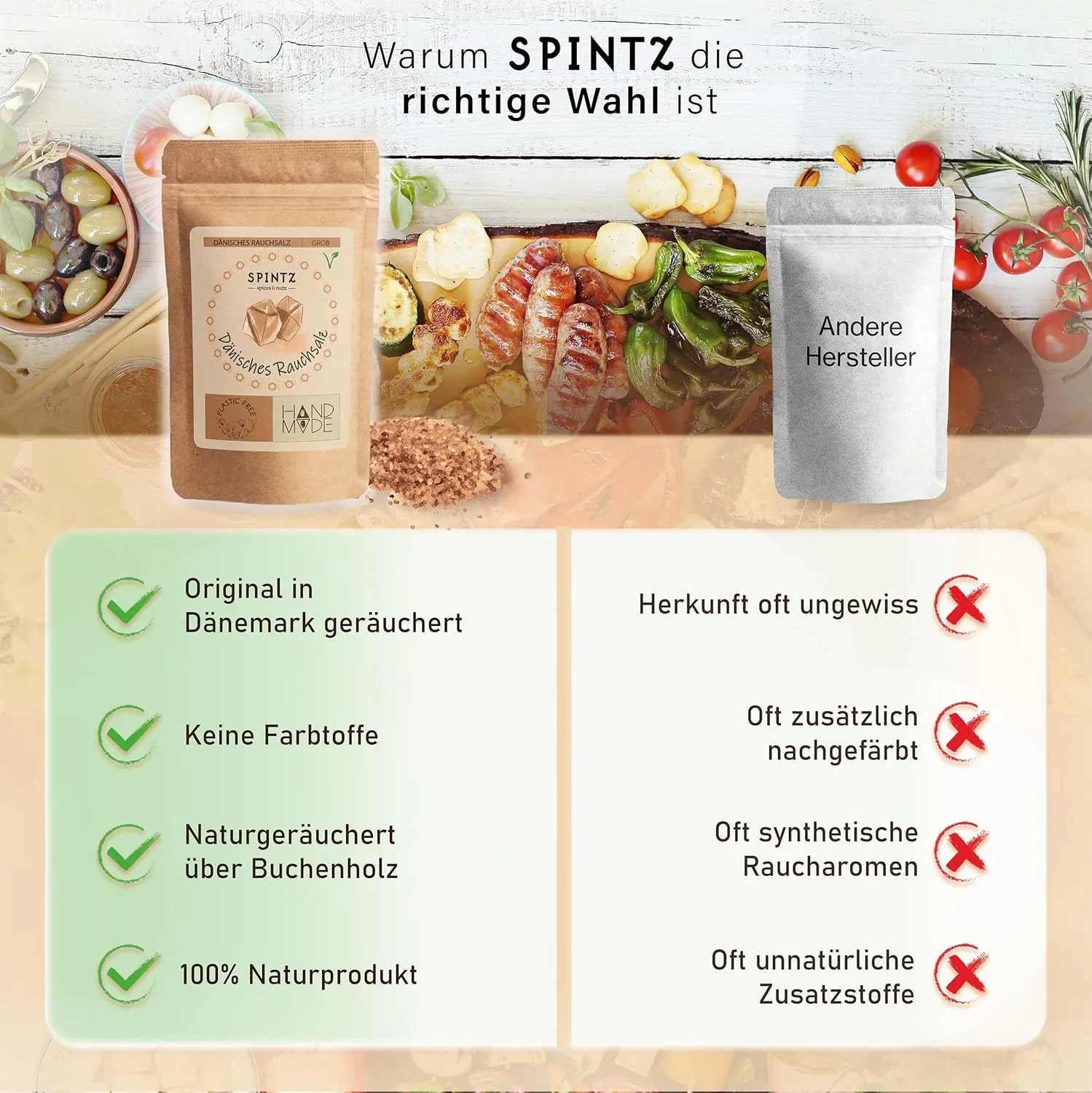 SPINTZ Dänisches Rauchsalz grob rauchig