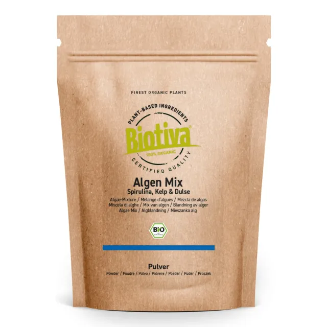 Biotiva Algen Mix Bio Algenpulver 150g jodhaltig