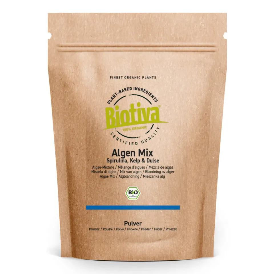 Biotiva Algen Mix Bio Algenpulver 150g jodhaltig