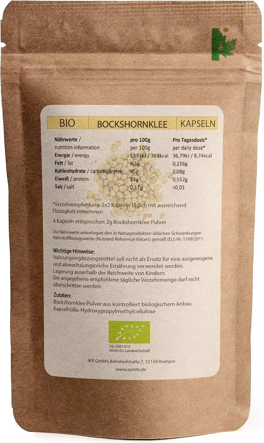 SPINTZ Bio Bockshornklee Kapseln bio