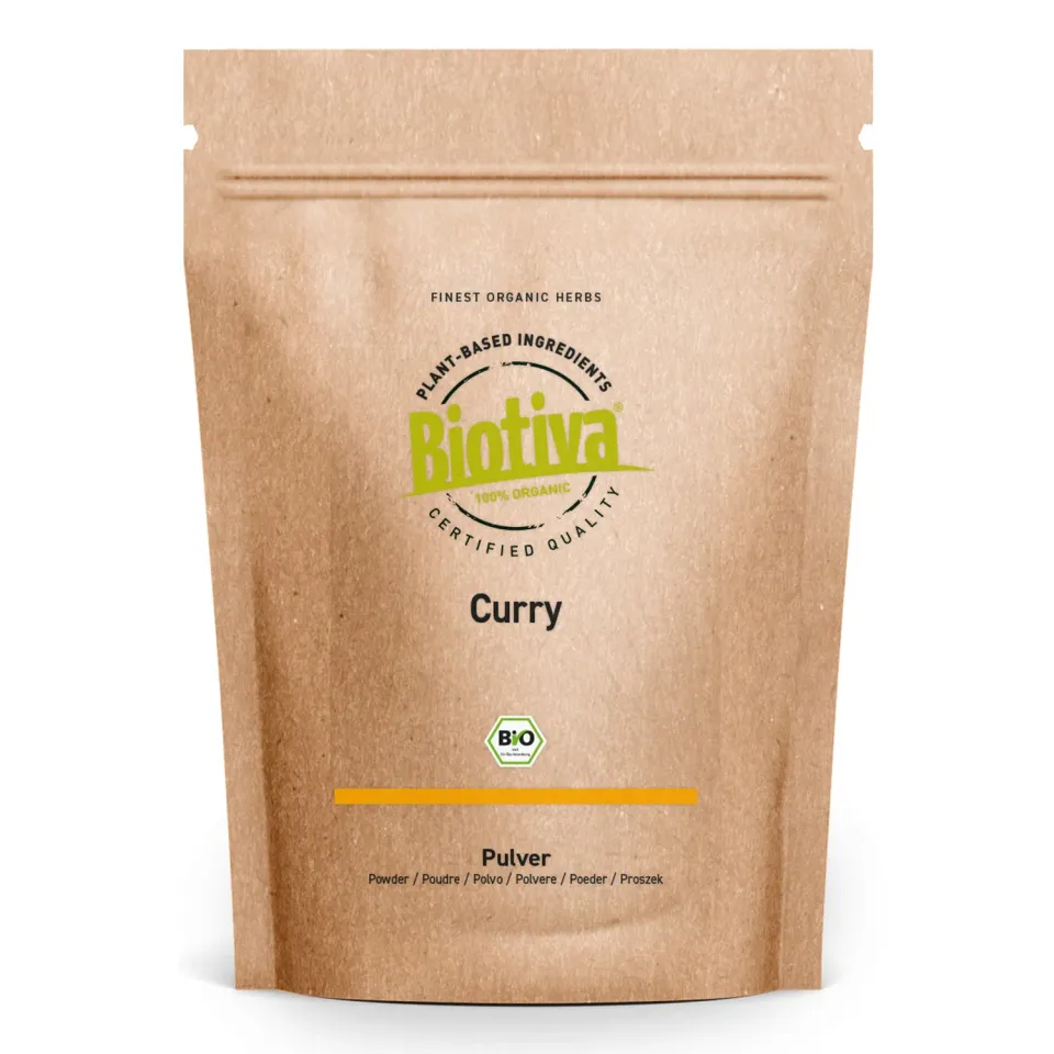 Biotiva Edel Curry gemahlen Bio Gewürz indisch