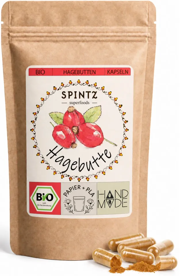 SPINTZ Bio Hagebutten Kapseln HPMC