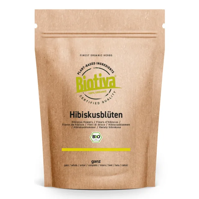 Biotiva Hibiskusblüten Tee Bio fruchtig