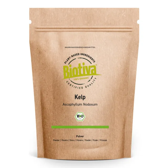 Biotiva Kelp Pulver Bio jodreich