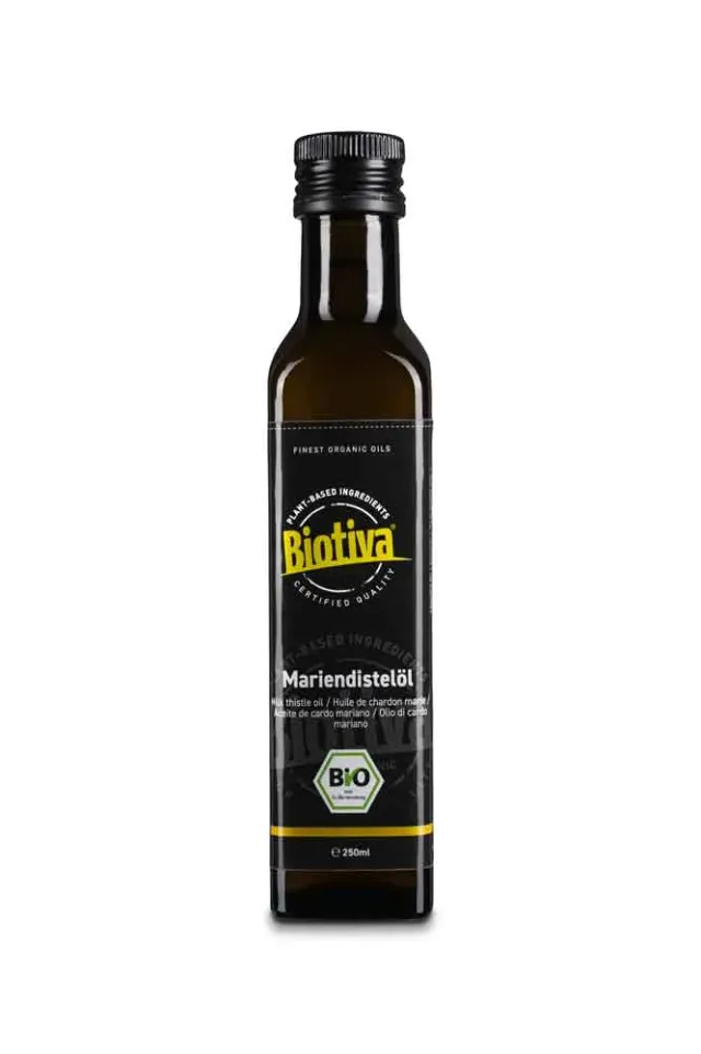 Biotiva Mariendistelöl kaltgepresst Bio Öl 250ml nativ