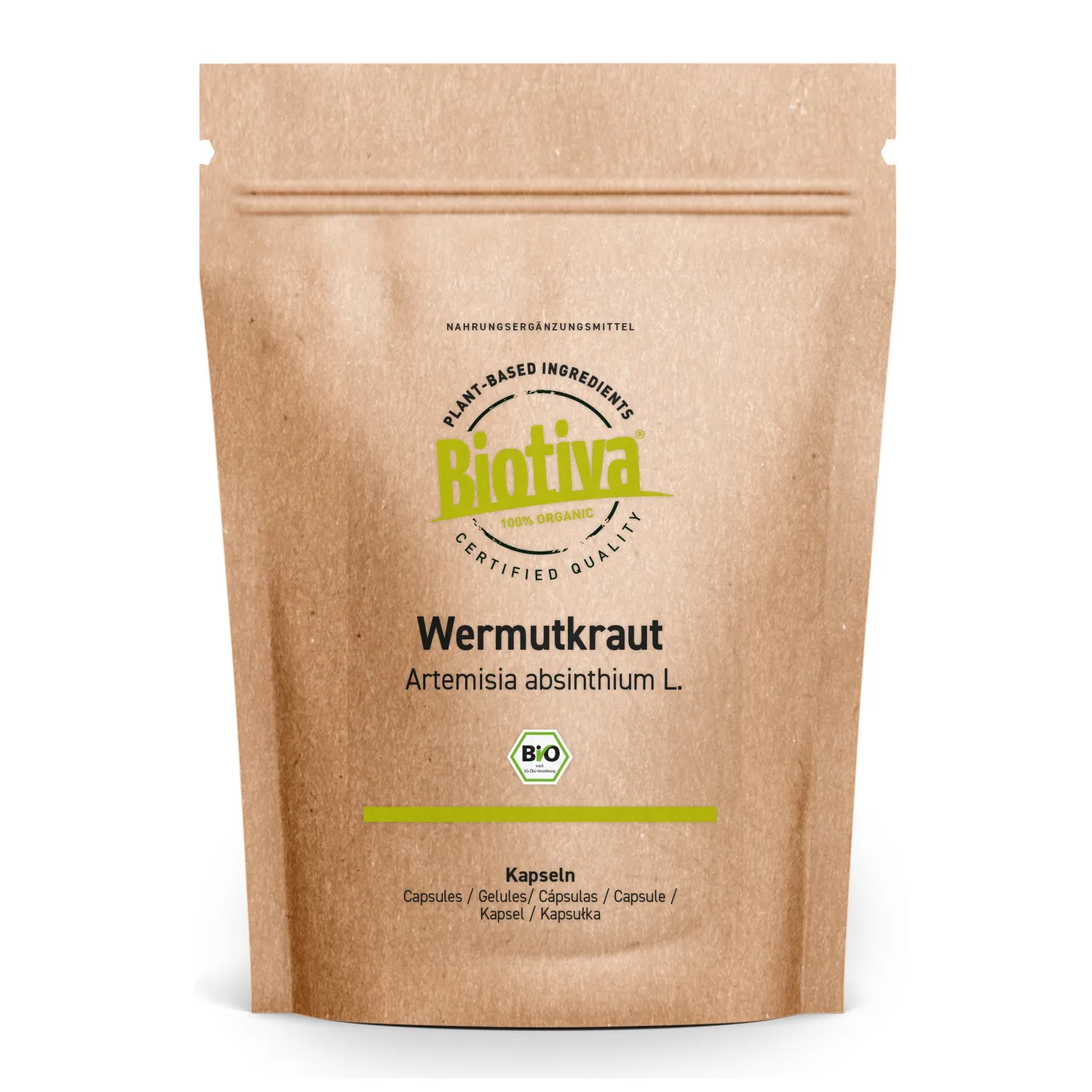 Biotiva Wermutkraut Kapseln Bio bitter