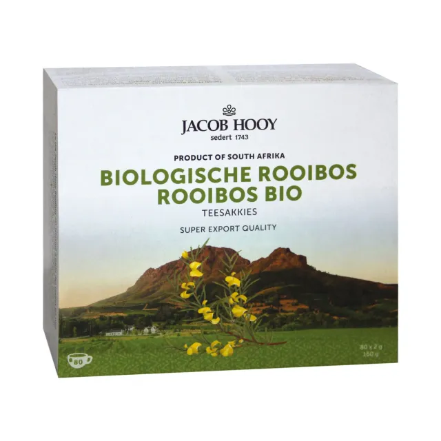 Jacob Hooy Rooibos Biologische NL-BIO-01 Tee koffeinfrei
