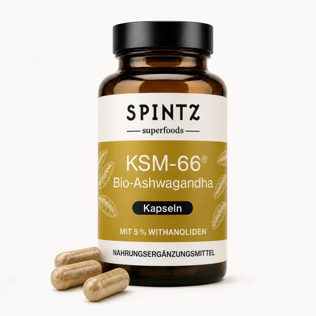 SPINTZ Bio KSM-66 Ashwagandha Kapseln bio