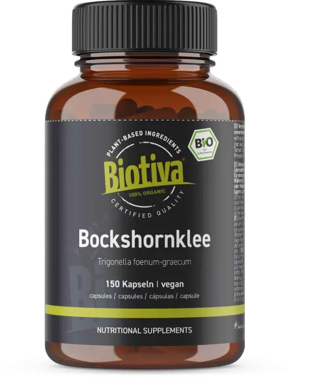 Biotiva Bockshornklee Samen Kapseln Bio vegan
