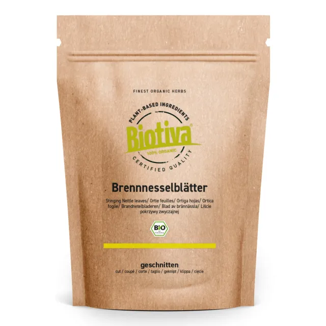 Biotiva Brennnesselblätter Tee Bio geschnitten