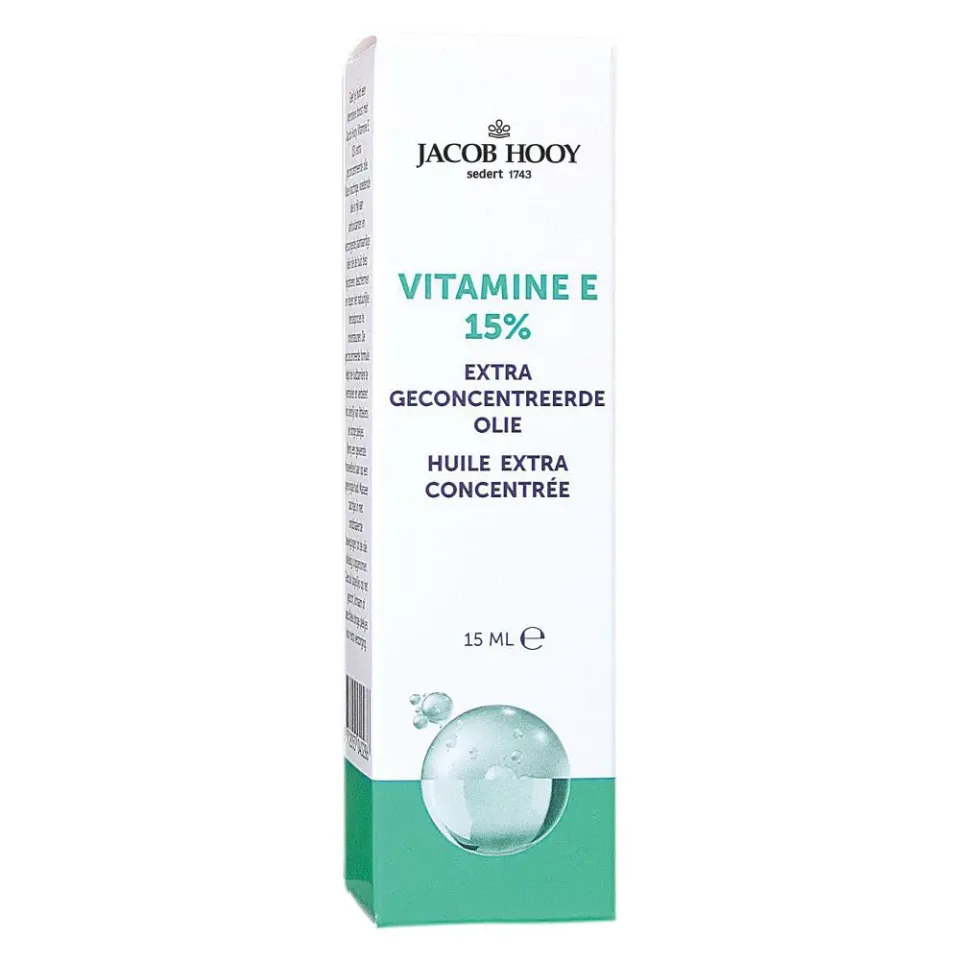 Jacob Hooy Vitamine E 15% Hautöl konzentriert pflegend